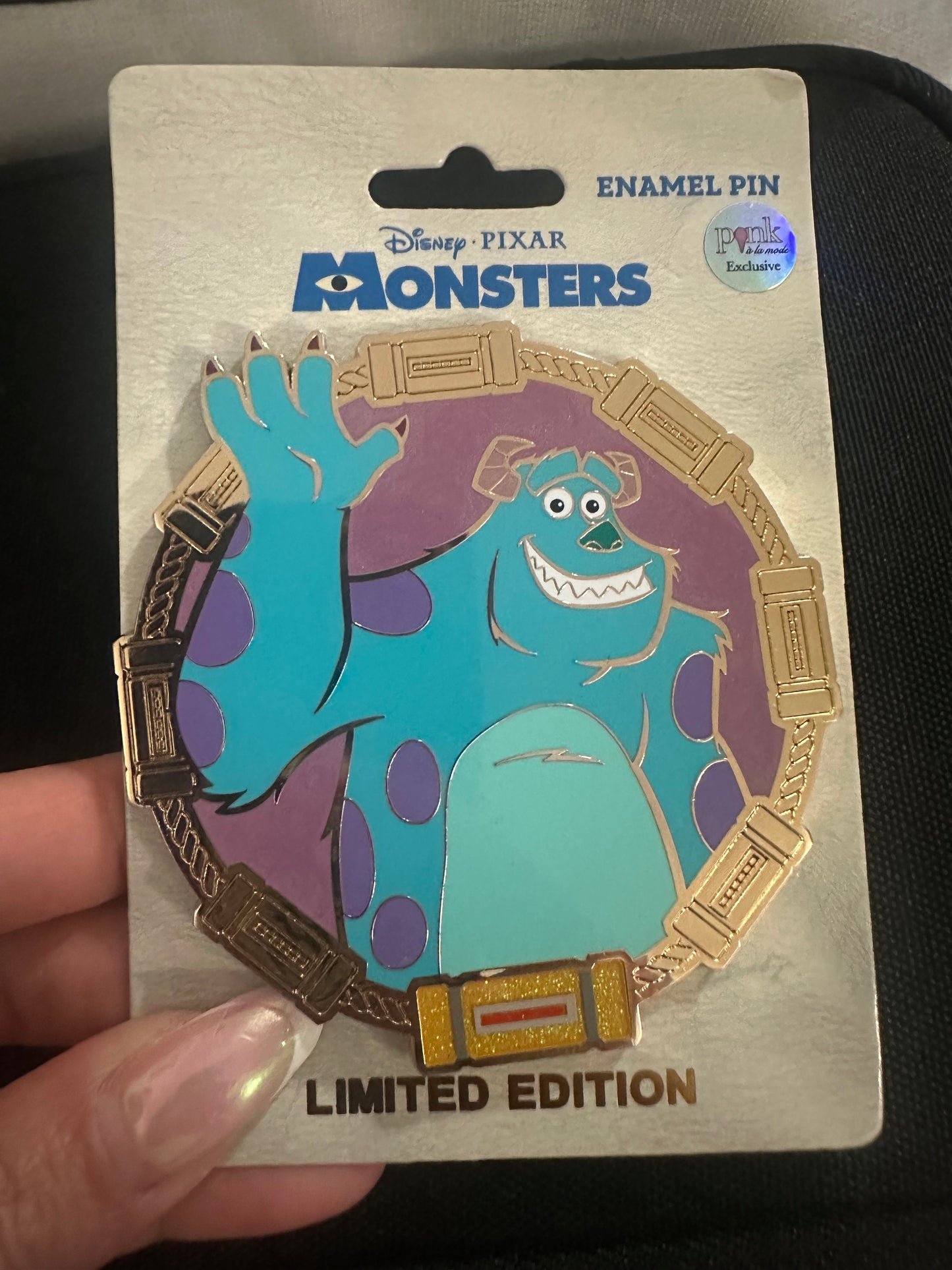 💜 Disney Pixar Monsters, Inc. – Sulley Limited Edition Pin (Pink a la Mode Exclusive)