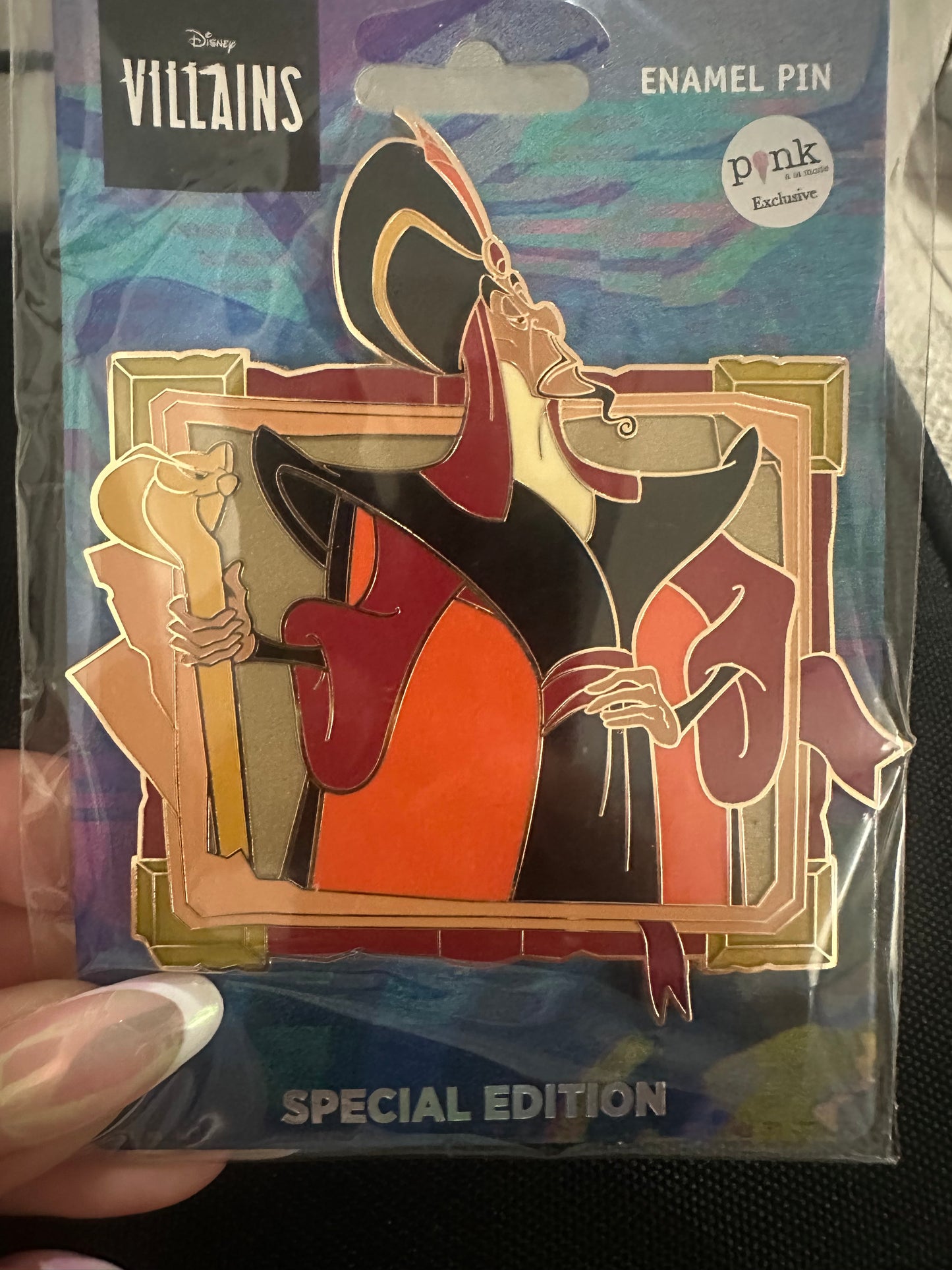 🪄 Disney Villains – Jafar Special Edition Pin (Pink a la Mode Exclusive)