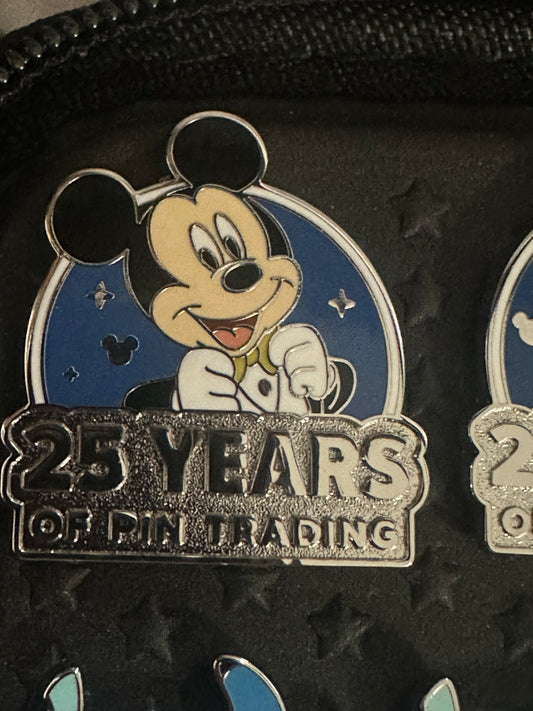 25 years of pin trading Mickey Mouse