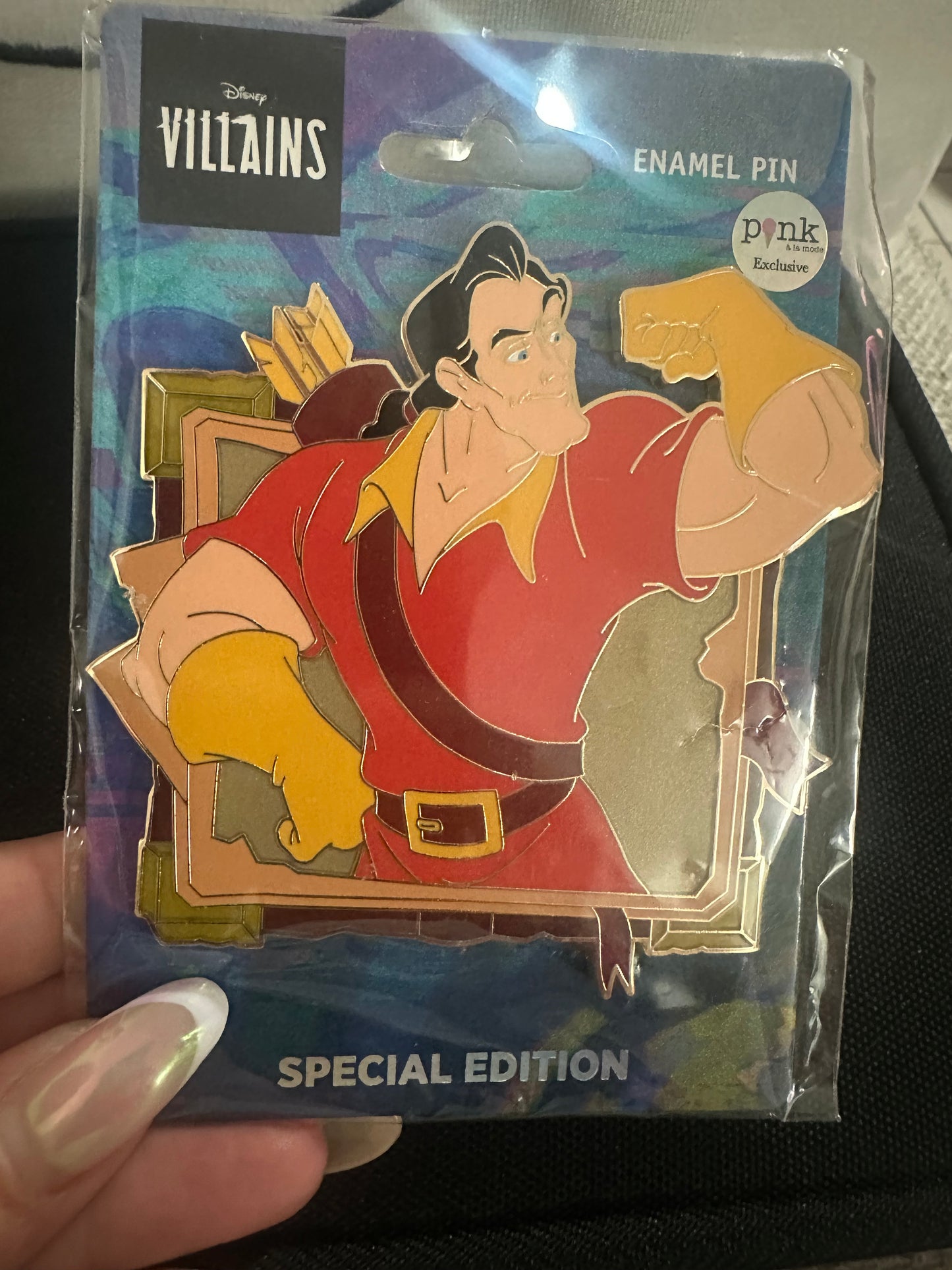 💪 Disney Villains – Gaston Special Edition Pin (Pink a la Mode Exclusive)