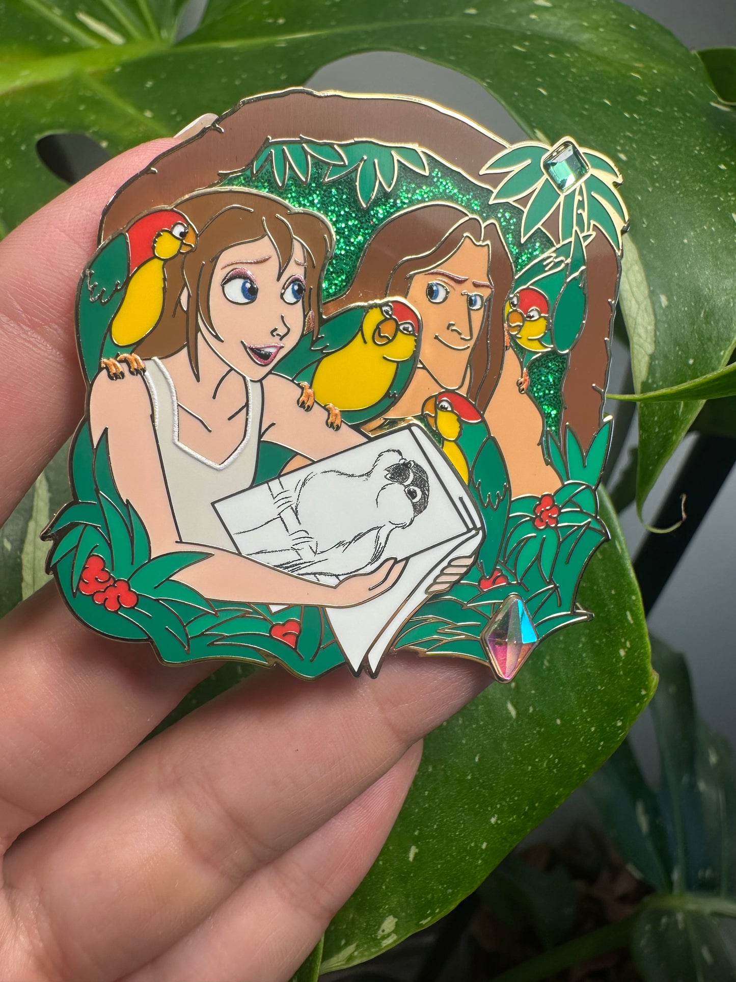 🌴 Jane & Tarzan “Sketching the Wild” – Disney Pins 25th Anniversary