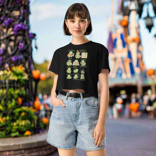 Introvert Halloween crop top