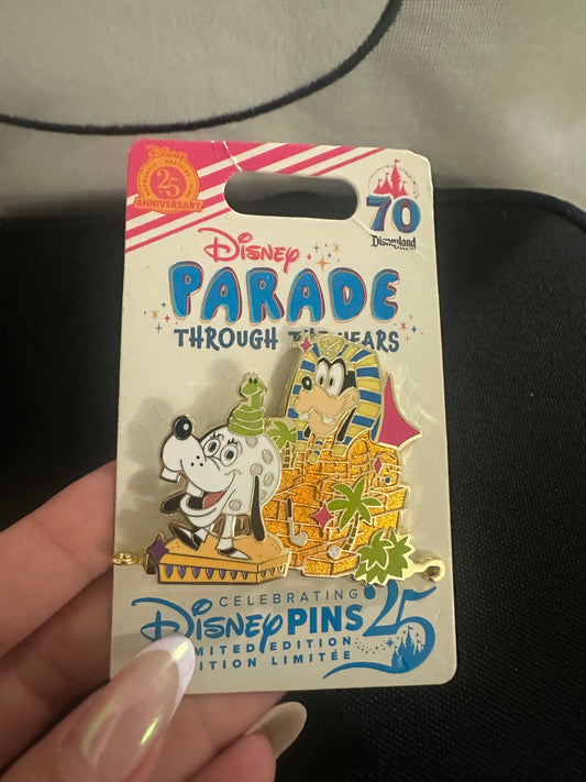 🎉 Disney Parade Through the Years – Disneyland 70th Anniversary Pin