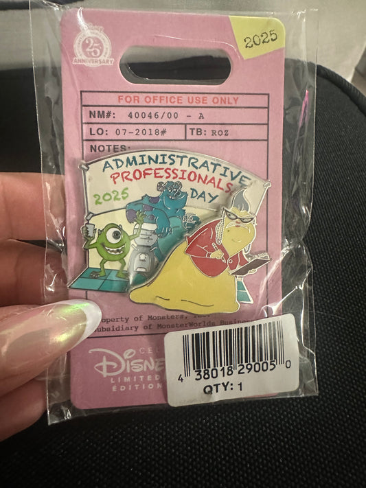 📆Administrative Professionals Day 2025 Disney Pin (25th Anniversary Limited Edition)