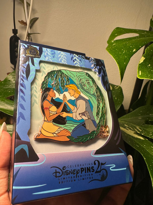 Disney Pocahontas & John Smith Limited Edition 25th Anniversary Pin