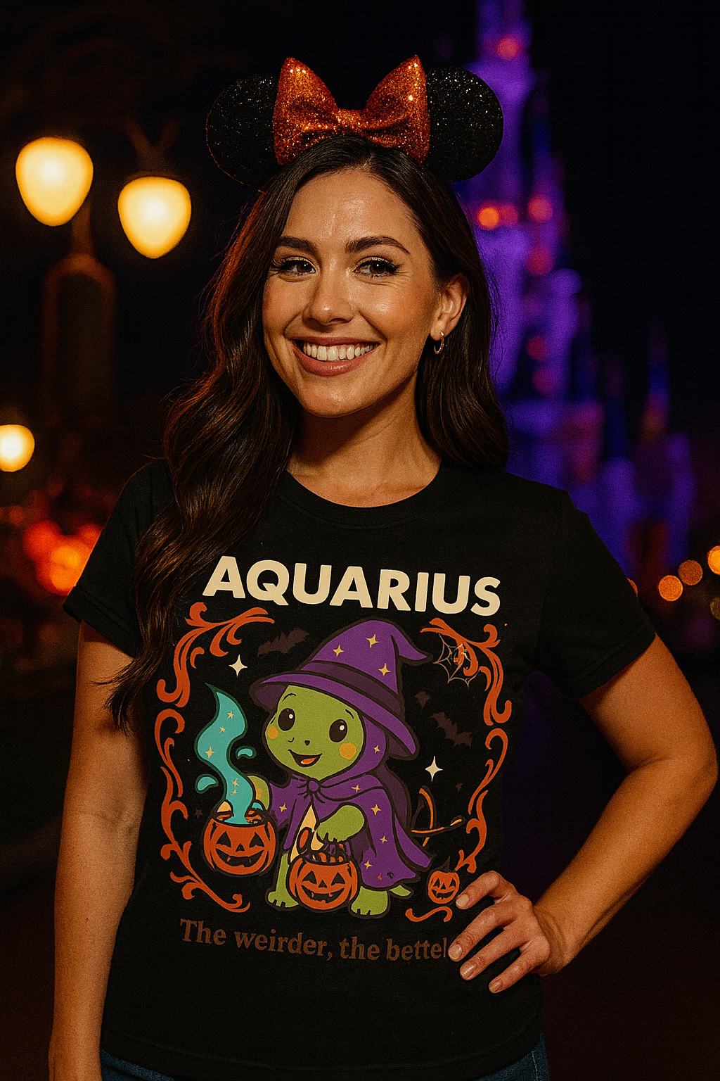 Aquarius – Whimsical Witch Turtle
