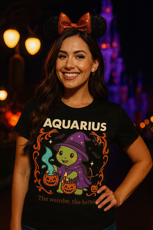 Aquarius – Whimsical Witch Turtle